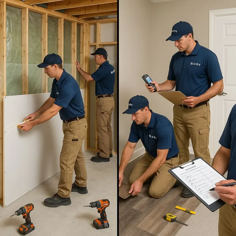 Repairs and Reconstruction process in Finderne, NJ