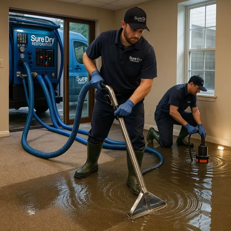 Water Extraction and Removal process in Finderne, NJ